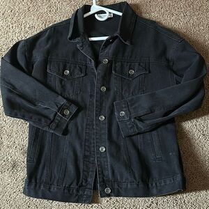 Black Denim Jacket, Small!
